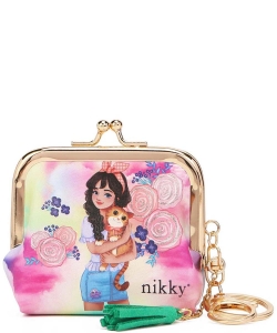 Nikky By Nicole lee Kisslock Coin Purse NK20342 LOVELY CLARA